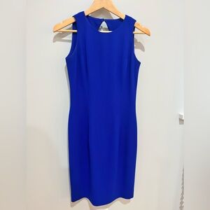 Liz Claiborne Royal Blue Midi Dress